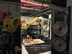 알루미늄 합금, 스테인레스 스틸, 아연 합금, 청동 등을 닦는 로봇