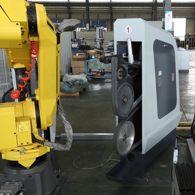 주문 ABB 로봇 팔을 가진 완전 자동 CNC 밀링 폴리싱 머신 온라인 제조