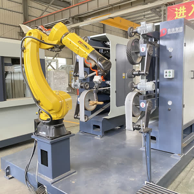 Cnc 밀링 머신 햄머와 라인맨 톱니 머신과 FUNAC 로봇 팔