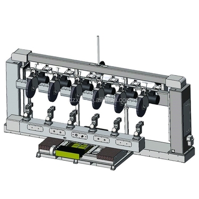 다수 역의 동시 가동을 가진 문 손잡이 꼭지 CNC 닦는 기계